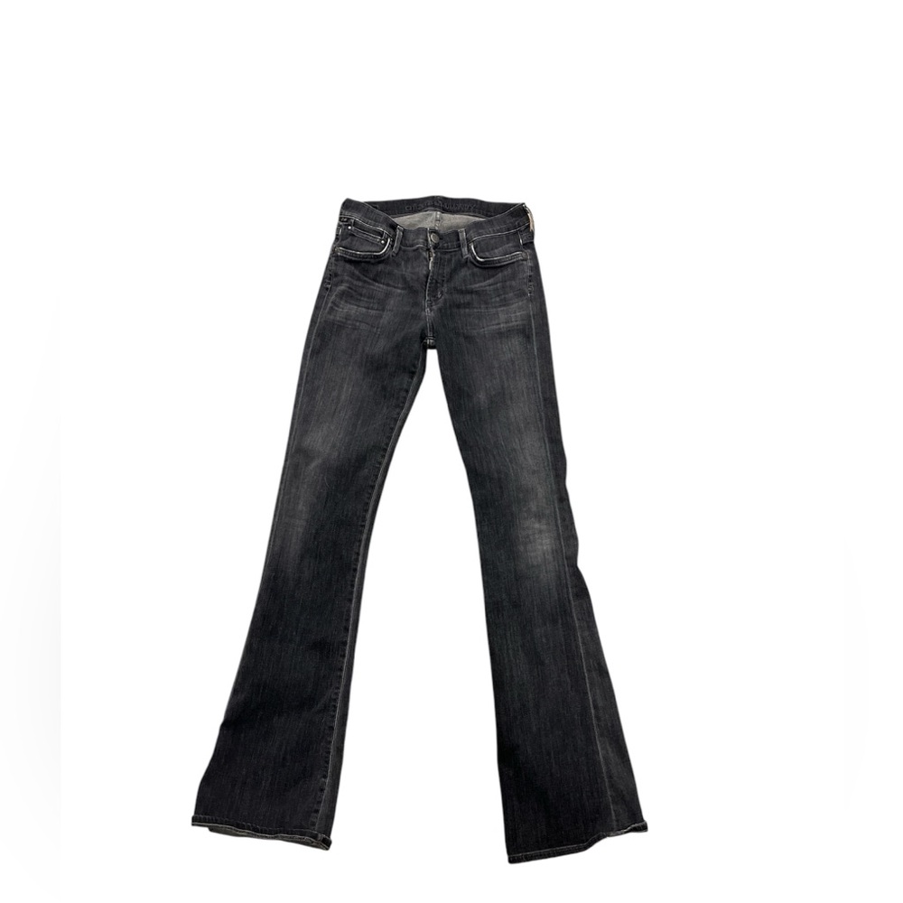 Citizens‎ of Humanity Women’s Liberty Bell Bottom Grey Jeans Size 27 Stretch EUC - Picture 2 of 7